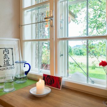 Blick aus dem Fenster des Praxisraums