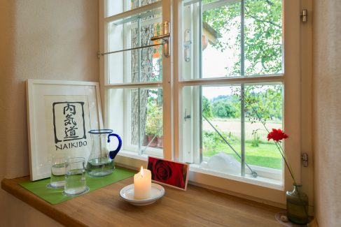 Blick aus dem Fenster des Praxisraums