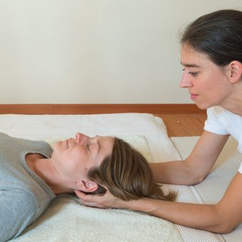 Shiatsubehandlung Nacken