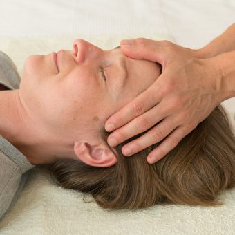 Shiatsubehandlung Gesicht