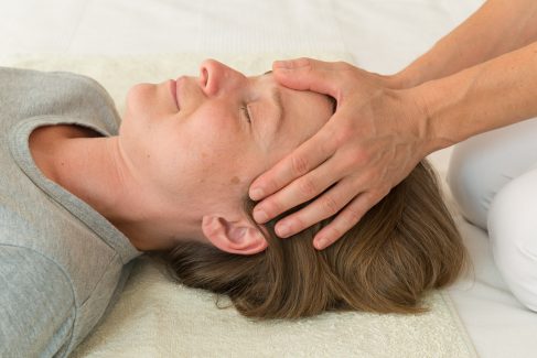 Shiatsubehandlung Gesicht