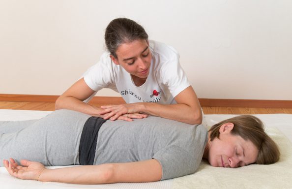 Shiatsu Rückendehnung