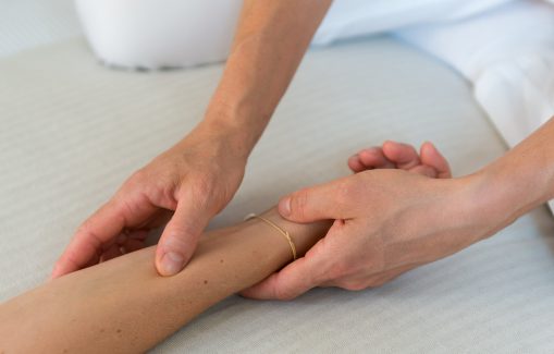 Shiatsu am Unterarm, Herzmeridian